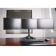 Triple Freestanding Widescreen Monitor Stand