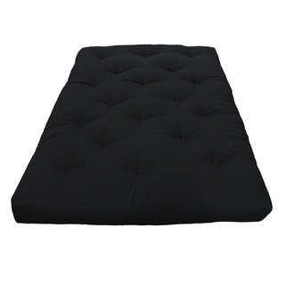 See Reviews Black 5-inch Full-size Plush Futon Mattress