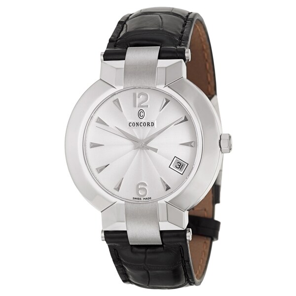 Concord Men's 'La Scala' Stainless Steel Swiss Quartz Watch