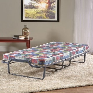 --->  InnerSpace 4-inch Twin Guest Folding Bed with Metal Frame and Reversible Memory Foam Mattress