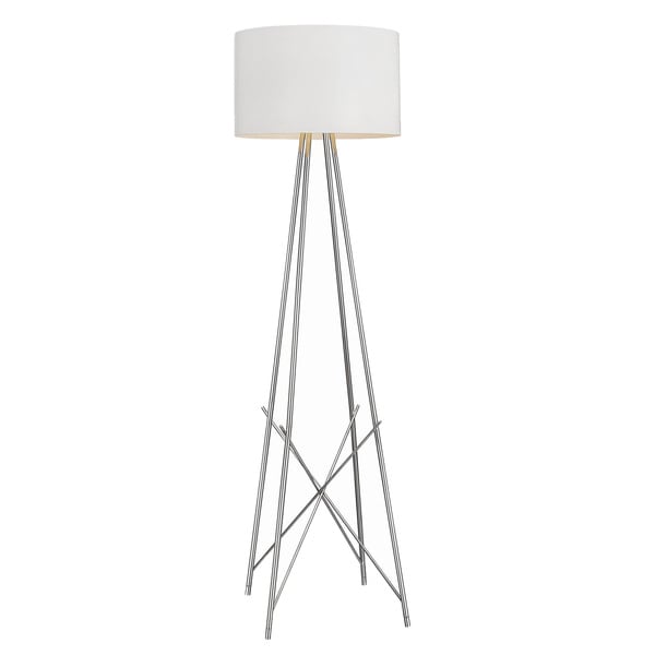 Ryan Tripod Silver Finish Floor Lamp