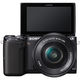 Sony Alpha NEX-5T Mirrorless Black Digital Camera with 16-50mm Lens