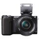 Sony Alpha NEX-5T Mirrorless Black Digital Camera with 16-50mm Lens