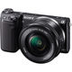 Sony Alpha NEX-5T Mirrorless Black Digital Camera with 16-50mm Lens