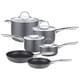 Cooks Standard 10-piece Black Hard Anodize Premium Grade Nonstick Cookware Set