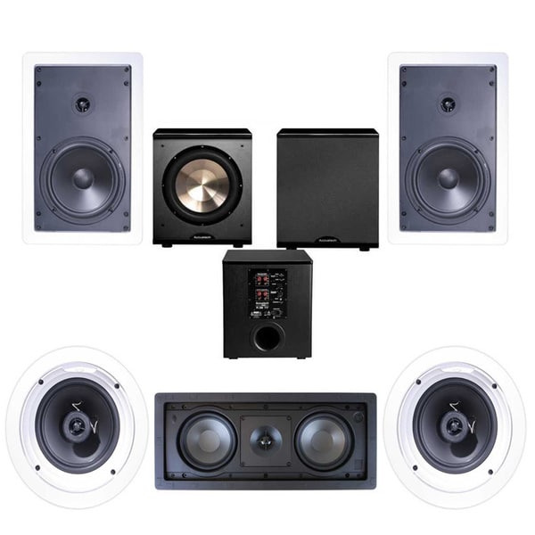 Klipsch R-1650-W In-wall II 5.1 Home Theater System