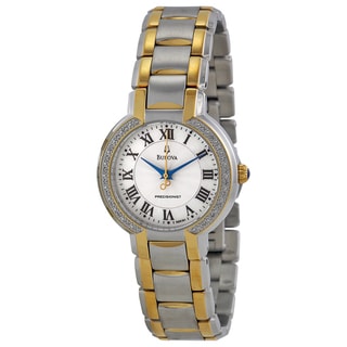 Bulova Women's 98R161 'Precisionist Fairlawn' Stainless Steel Yellow Gold-Plated Japanese Quartz Wat