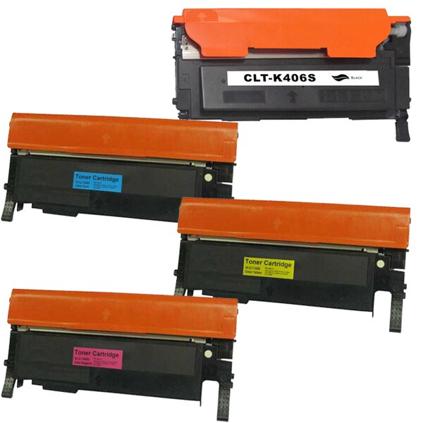 Samsung CLP-365 BCYM Compatible Laser Toner Cartridge Set (Pack of 4)