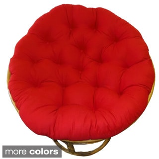 (_ _ ) Celebration Solid 45-inch Tufted Papasan Cushion