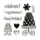 Sizzix Framelits Birthday Cake Die Set with Stamps (12 Pack)