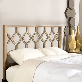 Buy  Brushed Gold Honeycomb Headboard