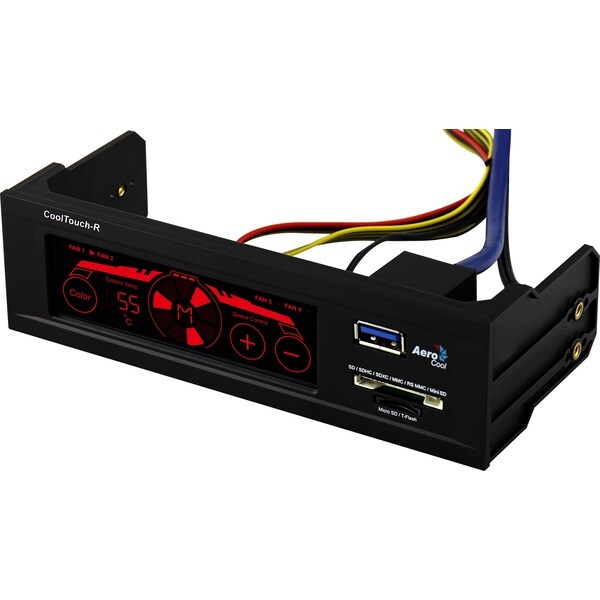 AeroCool EN51554 Cool Touch-R Fan Controller with LCD Touch Technology
