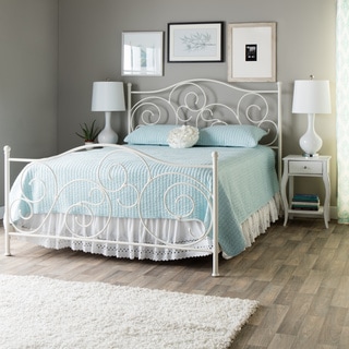 Emma Plain White Queen-size Bed