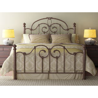 Low Price Laura Brown Queen-size Bed