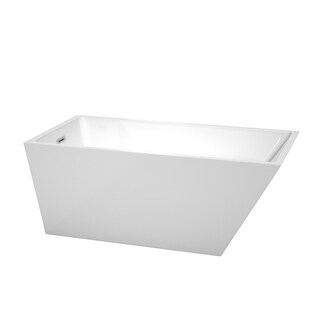 Buy Cheap Hannah 59-inch White Acrylic Soaking Bathtub