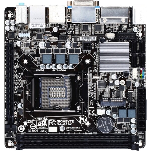 Gigabyte Ultra Durable 4 Plus GA-Q87N Desktop Motherboard - Intel Q87