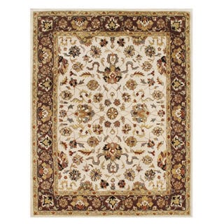 Compare Price Alliyah Handmade Vanilla New Zealand Blend Wool Rug(10' x 14')