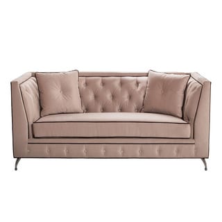 inncdesign Bella Mid-century Tufted Loveseat-Image