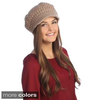 KC Signatures Visor Front Knit Beanie-Image