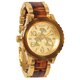 Nixon Men's 42-20 Chrono Gold and Molasses Watch