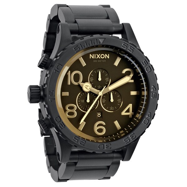 Nixon Men's 51-30 Chrono Matte Black Watch