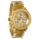 Nixon 42-20 Chrono Light Gold and Amber Watch