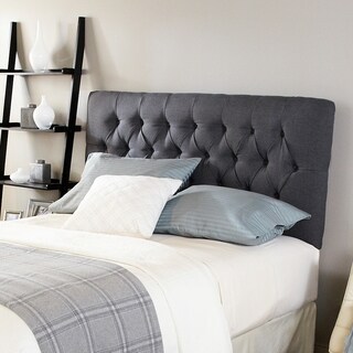 Special Offers Humble + Haute Hampton Charcoal Diamond Tufted Full Upholstered Headboard