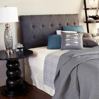 Compare Price Humble + Haute Sussex Charcoal Full Upholstered Tufted Headboard