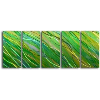 Buy  'Forest in the Sea' Handcrafted 5-piece Metal Wall Art Set