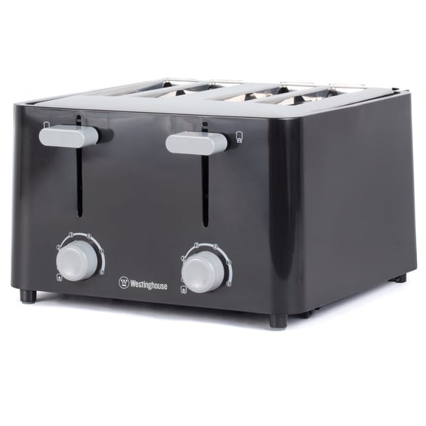 Westinghouse Black 4-slice Toaster