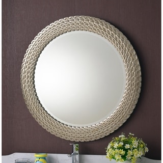 Great Prices Silvertone Round Link Wall Mirror