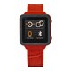 Android Men's Red Digital Smart Watch