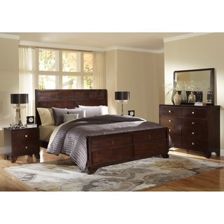 See Reviews Baxton Studio Tichenor Queen 5 Piece Wooden Modern Bedroom Set
