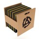 DarLiving Natural 45-insert Graphic Record/ LP Crate