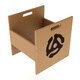 DarLiving Natural 45-insert Graphic Record/ LP Crate