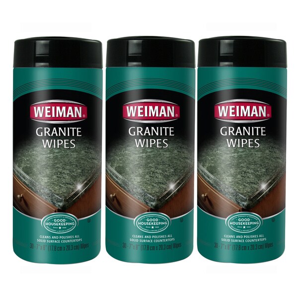 Weiman 30-count Granite Wipes (Pack of 3)
