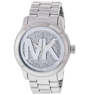 Michael Kors Women\u0026#39;s MK5544 Runway Silver Dial Watch