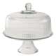 Anchor Hocking Monaco Clear Ribbed Dome Cake Set