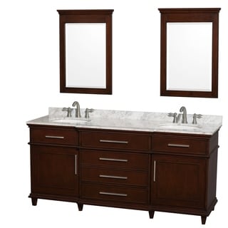 [1] Berkeley Dark Chestnut 72-inch Double Vanity