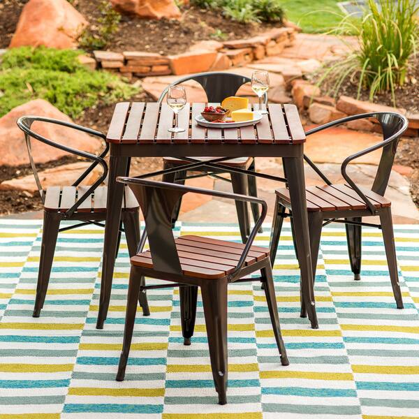 Jardin 5-piece Outdoor Dining Set - 80005236 - Overstock.com Shopping