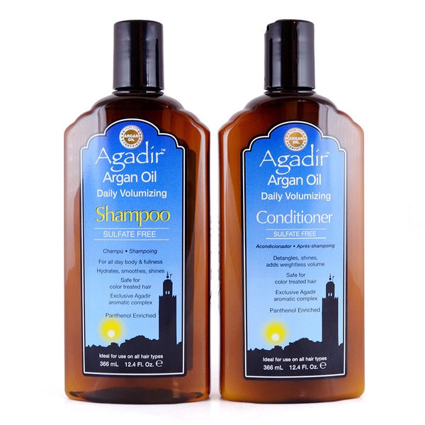 Agadir Volumizing Duo 12-ounce Shampoo and Conditioner 