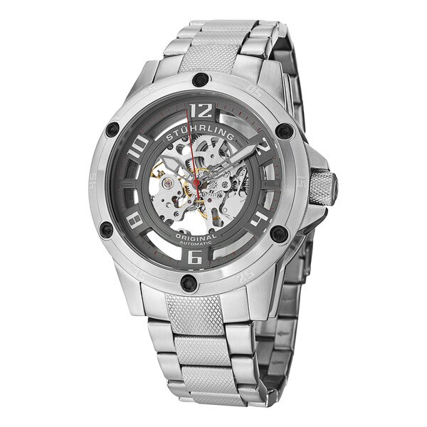 Stuhrling Original Men's Zolara Engine Elite Automatic Bracelet Watch