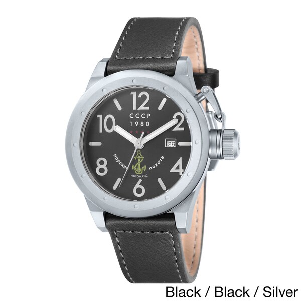 CCCP Men's 'Delta' Automatic Stainless Steel Watch