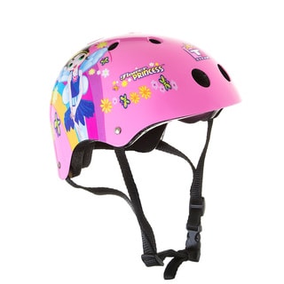 Titan Flower Princess 11-vent Girl's Pink Skateboard or BMX Helmet Size Small with Extra Helmet Pads-Image