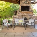 Christopher Knight Home Honolulu Outdoor 4-piece Wicker Seating Set and Cushions