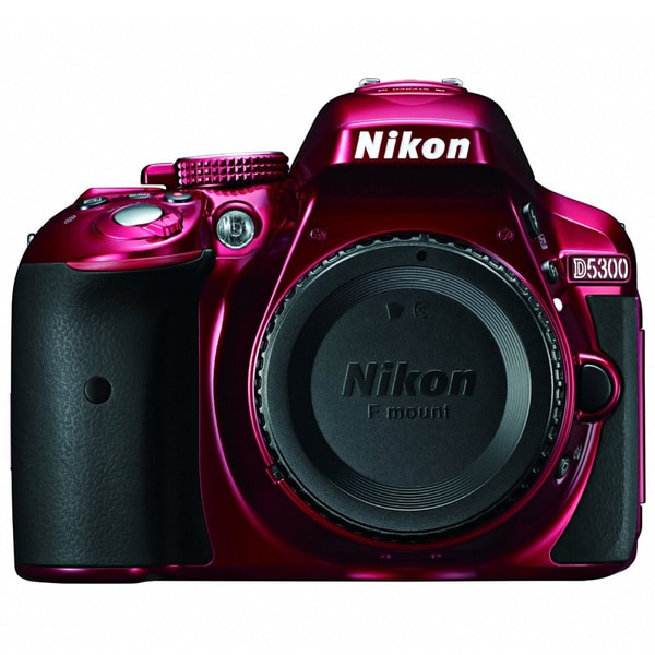 Nikon D5300 24.2MP Red Digital SLR Camera (Body Only)