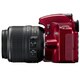 Nikon D3200 24.2MP Red Digital SLR Camera with 18-55mm Lens