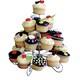 KitchenWorthy 4-tier Designer Metal Cupcake/ Muffin Stand