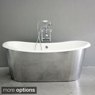 Bardsey68 Cast Iron 68-inch French Bateau Bathtub-Image