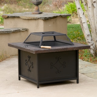 --->  Kerman Outdoor 30 inch x 30 inch Black Copper Fire Pit